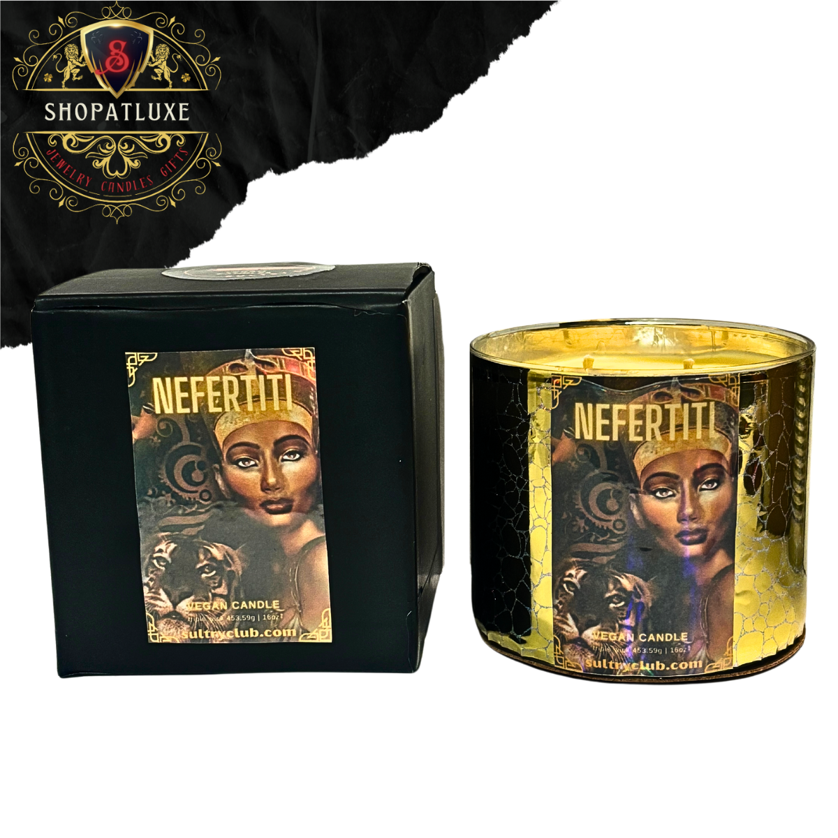 NEFERTITI -EGYPTIAN MUSK- CANDLE