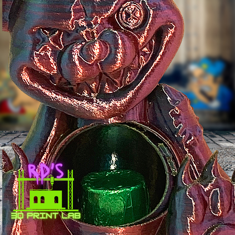 SCARE BEAR WITH SECRET COMPARTMENT 3D PRINTED FIGURE
