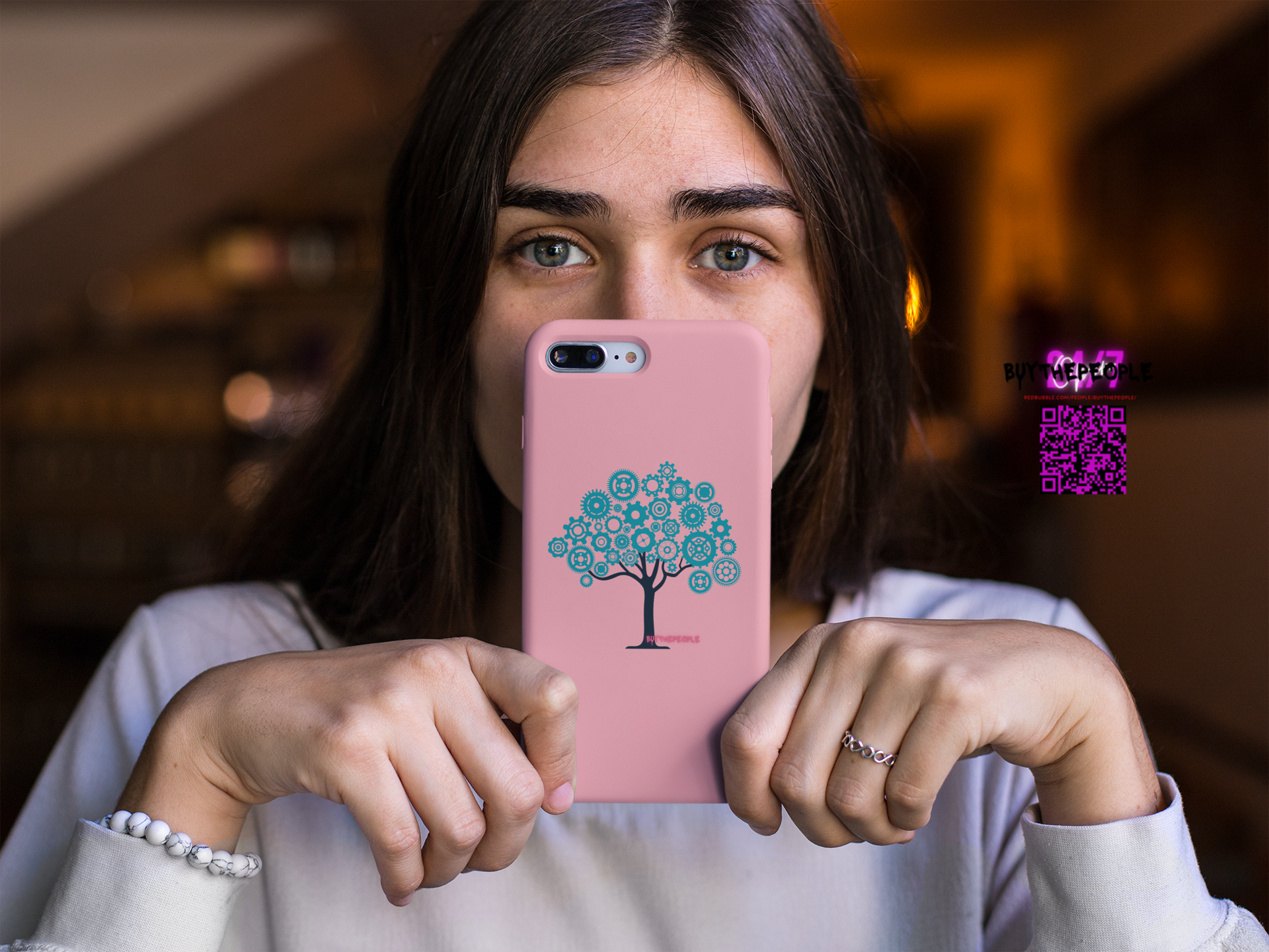 Tree of Cogs iPhone Case