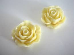 Razzle Dazzle 3D Red Rose Post Earrings