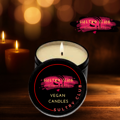 Black Cherry Bomb Vegan Candle