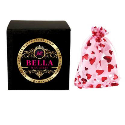 Bella (Gingham Type) Vegan Candle