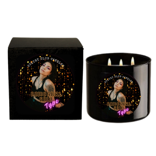 VS Bombshell Gold Type Fragrance Candle