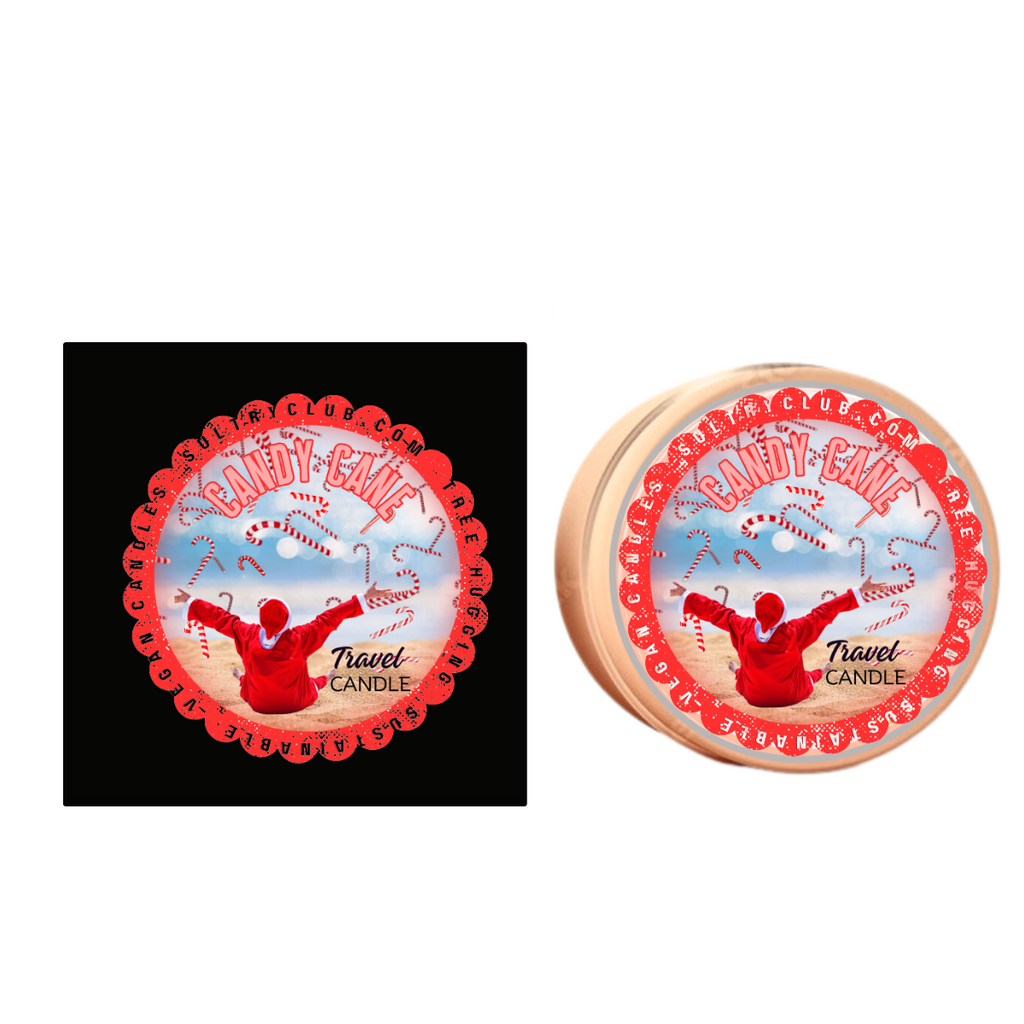Candy Cane Holiday Candle And Wax Melts