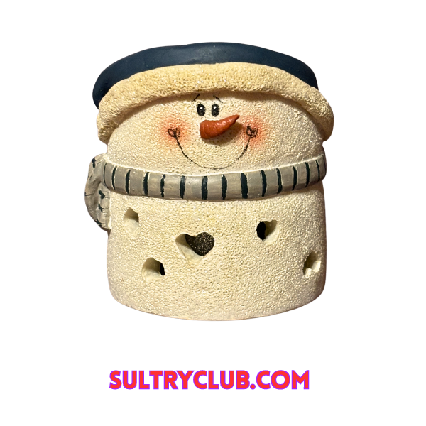 Snowman Votive Candle