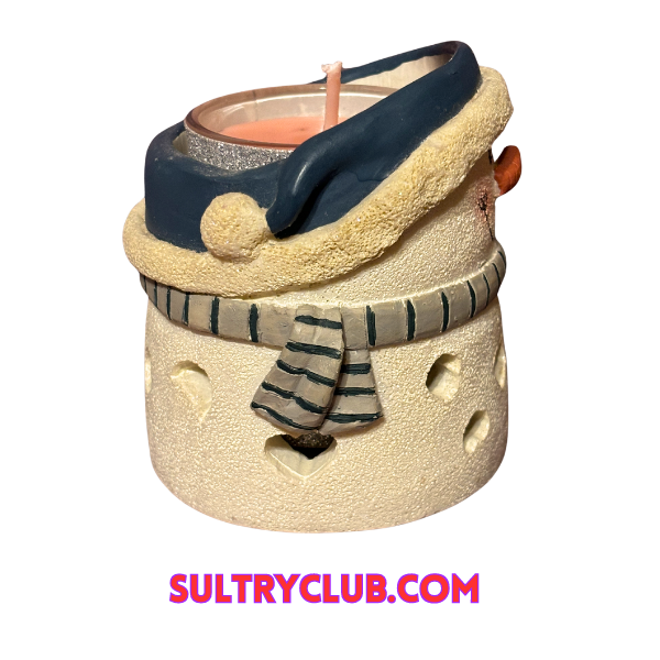 Snowman Votive Candle