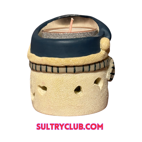 Snowman Votive Candle