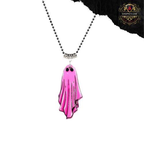 Casper's GF Pink Ghost Necklace