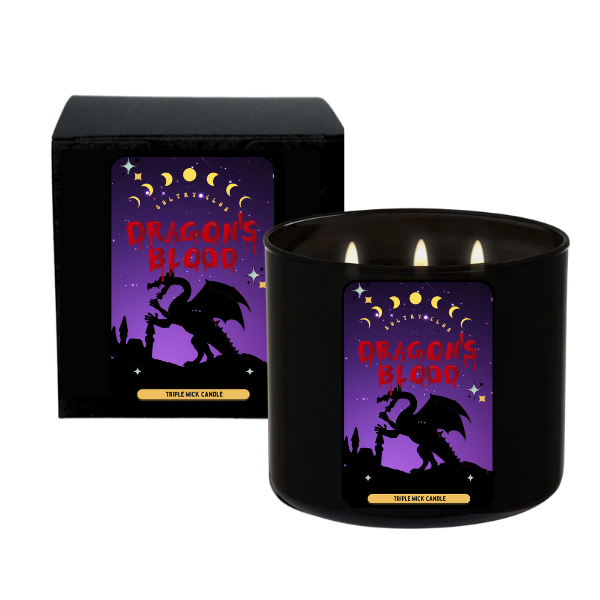 Dragon's Blood Vegan Candle