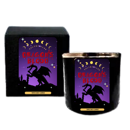 Dragon's Blood Vegan Candle