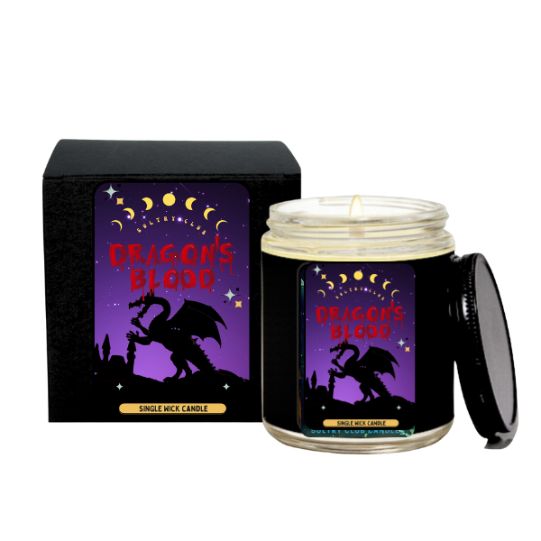 Dragon's Blood Vegan Candle