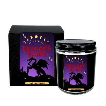 Dragon's Blood Vegan Candle