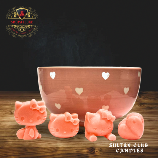 HELLO KITTY Wax Melts With Pink Boutique Bowl (JUICY COUTURE TYPE!)