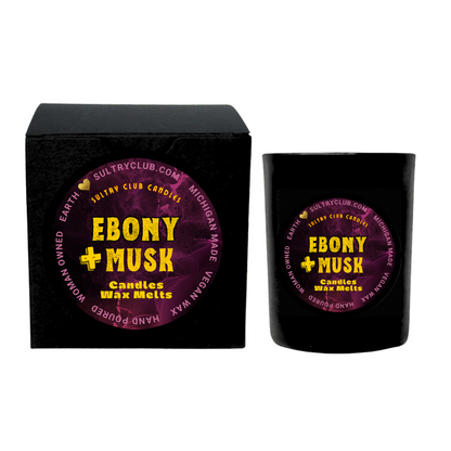 Ebony And Musk Vegan Candle