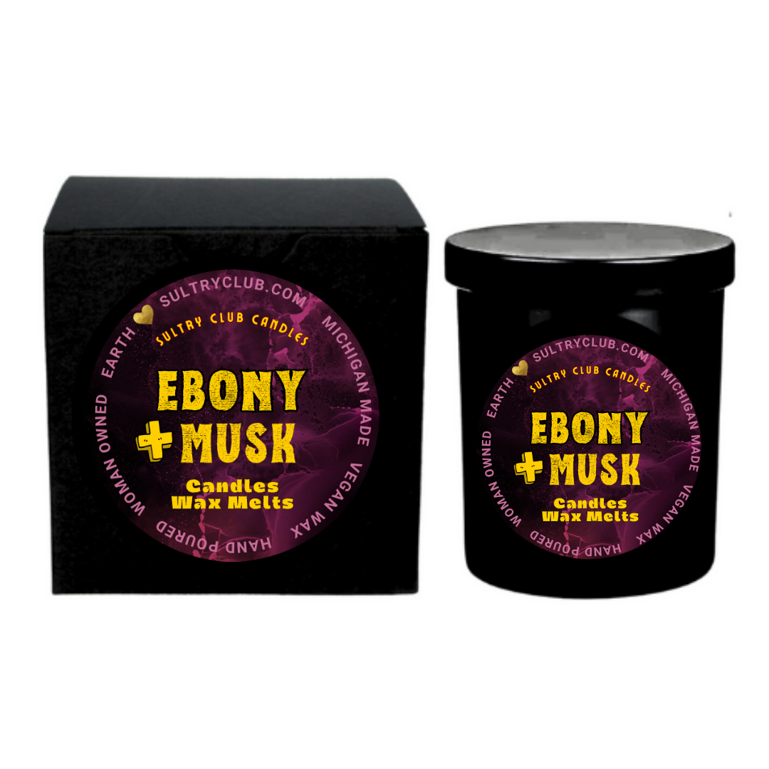 Ebony And Musk Vegan Candle