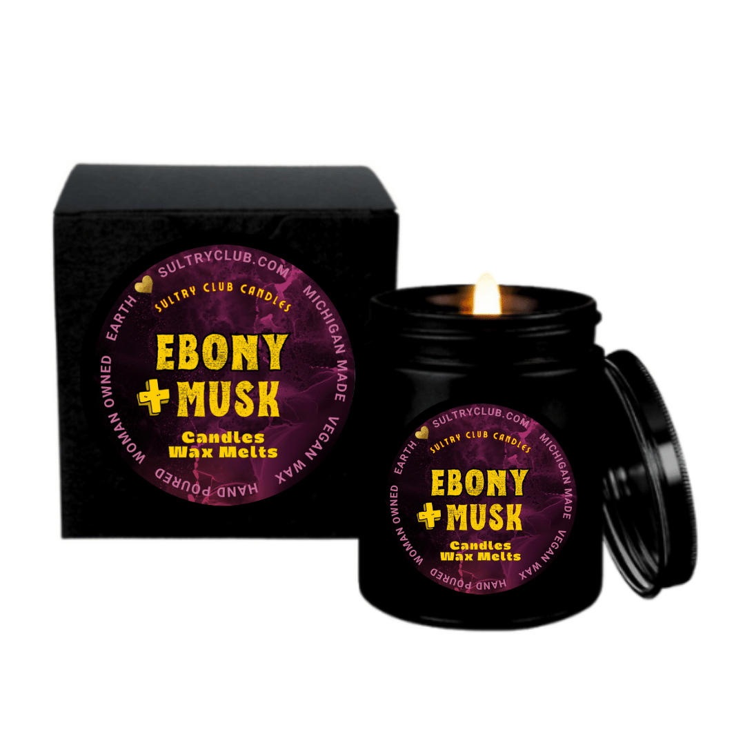 Ebony And Musk Vegan Candle