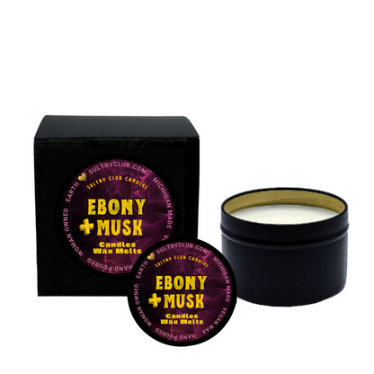 Ebony And Musk Vegan Candle