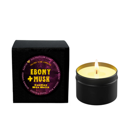 Ebony And Musk Vegan Candle