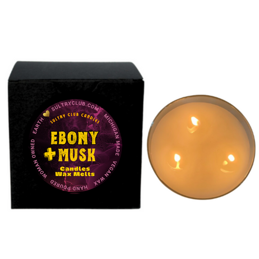 Ebony And Musk Vegan Candle