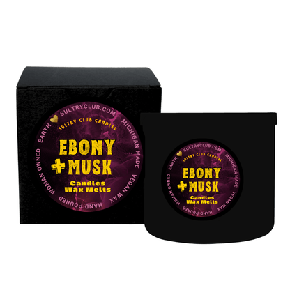 Ebony And Musk Vegan Candle