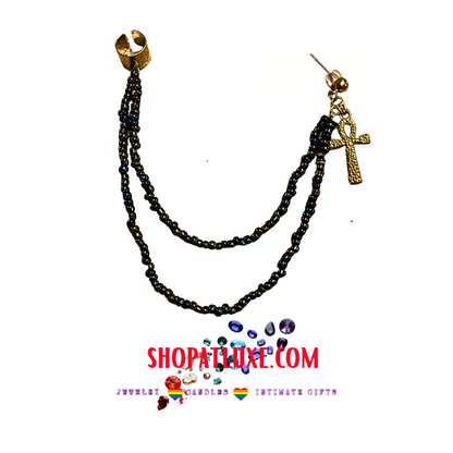 Egyptian Ankh Ear Cuff Earring