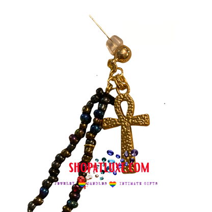 Egyptian Ankh Ear Cuff Earring