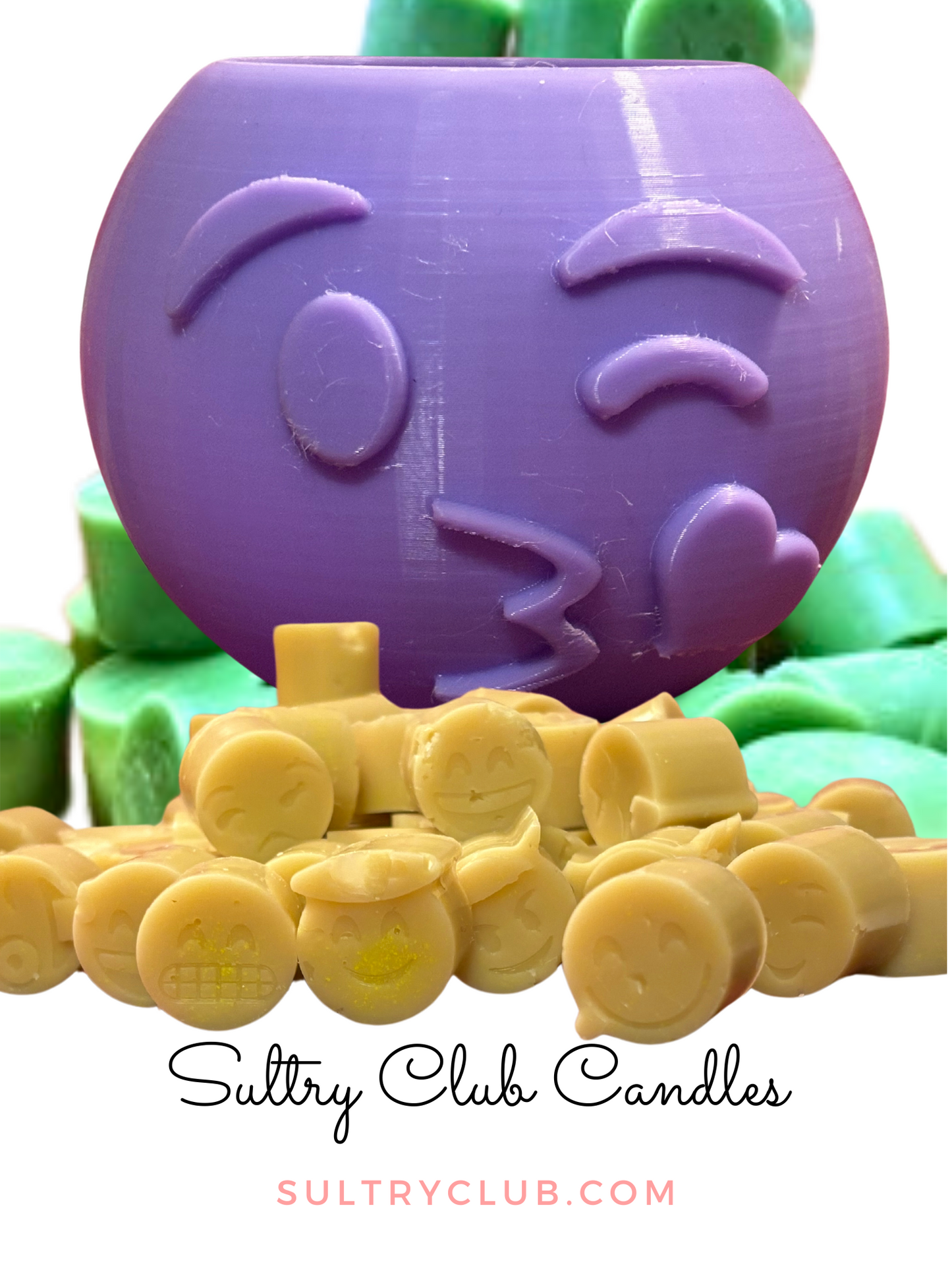 Emoji Wax Melts With Container