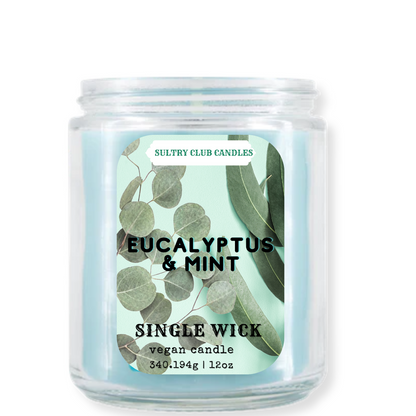 Eucalyptus & Mint Vegan Candle