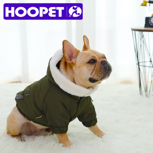 HOOPET Dog Clothes Winter Warm Pet Dog Jacket Coat Puppy Chihuahua Clothing Hoodies For Small Medium Dogs Puppy Outfit