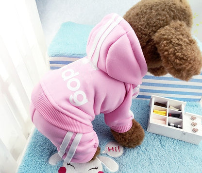 size XS -XXL 6 color 4 legs Dog clothes, puppy dog hoodie dog winter clothes sweater costumes