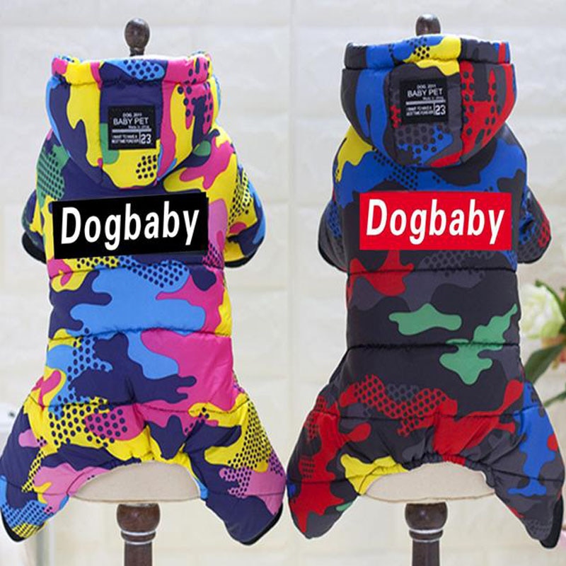 Pet Dog Clothes Winter Warm Dog Windproof Coat Thicken Pet Clothing For Dogs Costume Jumpsuit Hoodies Jacket Pet Supplies perros