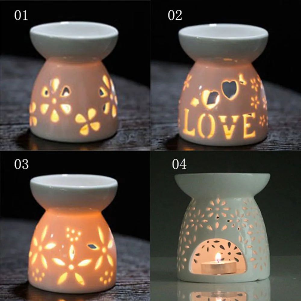 Wax Melt Burner And Candle Holder