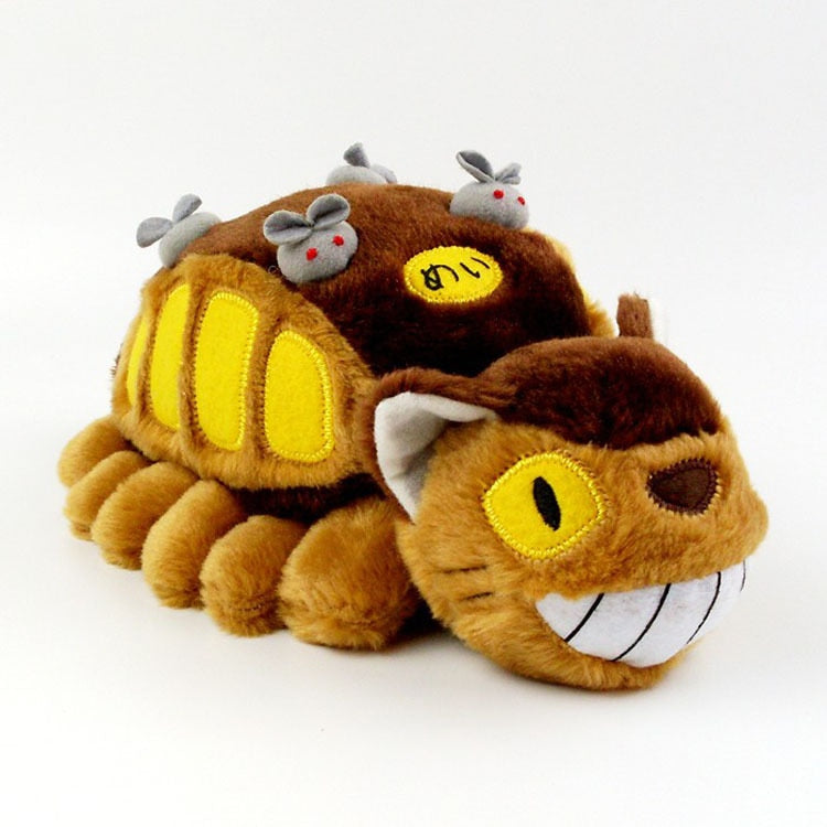 Studio Ghibli My Neighbor Totoro soft catbus Cat bus Stuffed Plush Doll Toy Totoro Family Plush Doll