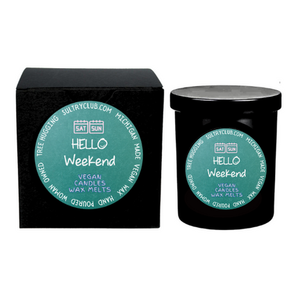 Hello Weekend! Vegan Candle