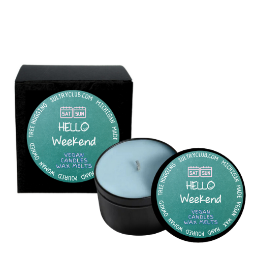 Hello Weekend! Vegan Candle