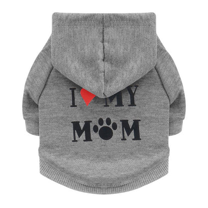 Security Dog Clothes Small Dog Hoodie Coat Chihuahua Dog Sweatshirt French Bulldog Warm Puppy Clothes Hoodie For Dog XS-L