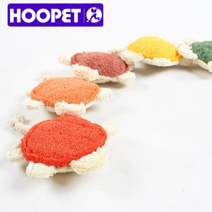 HOOPET Pet Toy Tortoise Shaped Loofah Sponge Dog Cat Chew Teeth Cleaning