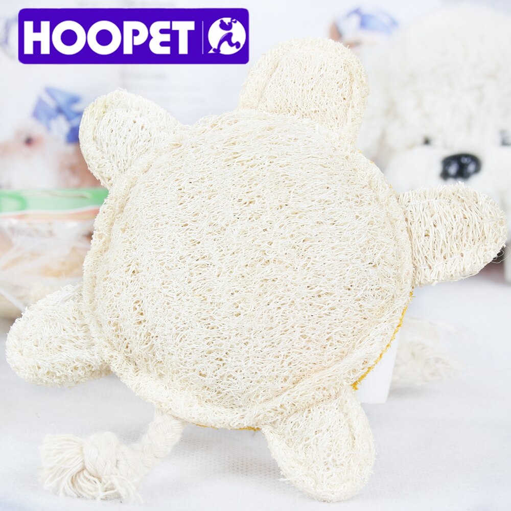 HOOPET Pet Toy Tortoise Shaped Loofah Sponge Dog Cat Chew Teeth Cleaning