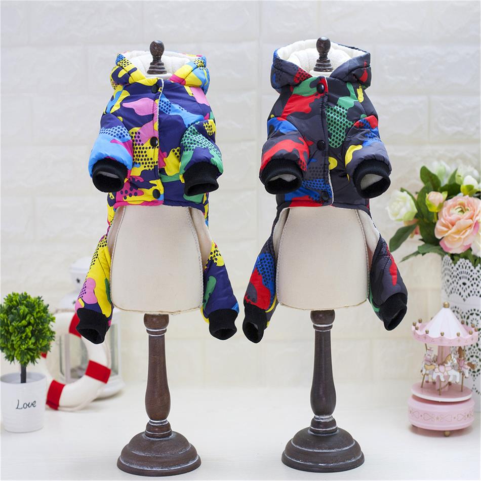 Pet Dog Clothes Winter Warm Dog Windproof Coat Thicken Pet Clothing For Dogs Costume Jumpsuit Hoodies Jacket Pet Supplies perros