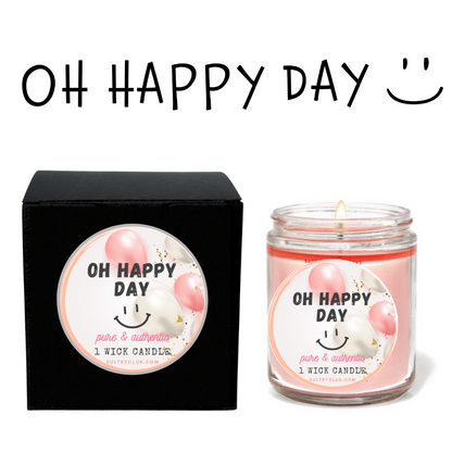 Oh Happy Day Candle