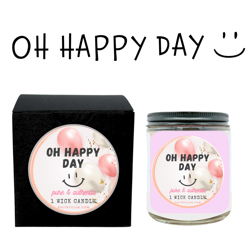 Oh Happy Day Candle