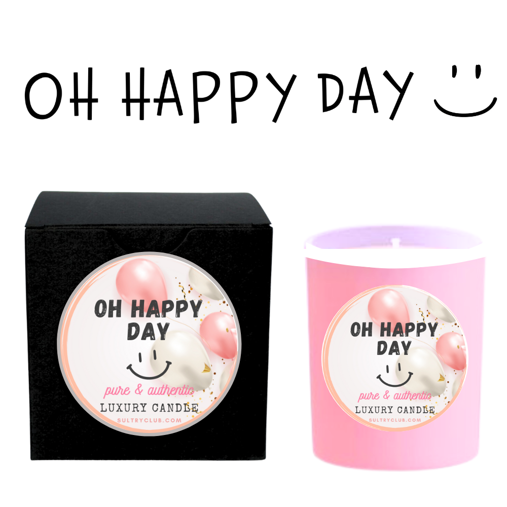 Oh Happy Day Candle