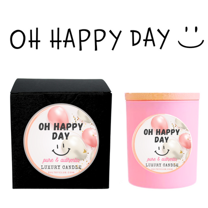 Oh Happy Day Candle