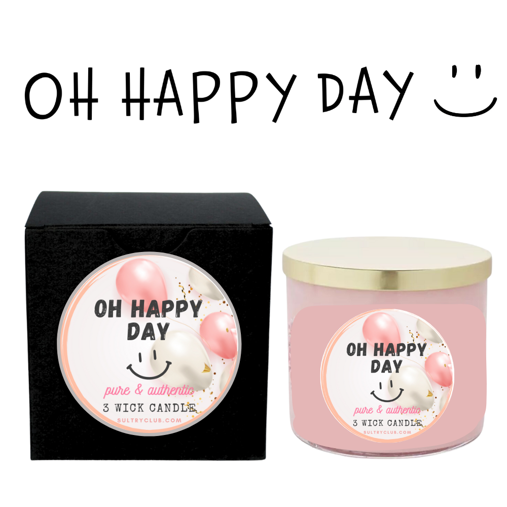 Oh Happy Day Candle