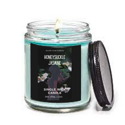 Honeysuckle Jasmine Vegan Candle