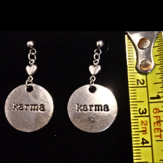 Love And Karma Charm Earrings