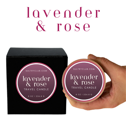 LAVENDER & ROSE VEGAN CANDLE