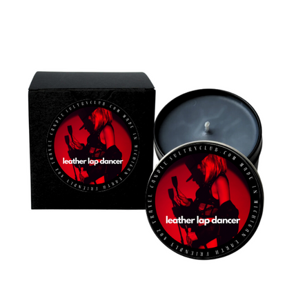 Leather Lap Dancer Candle