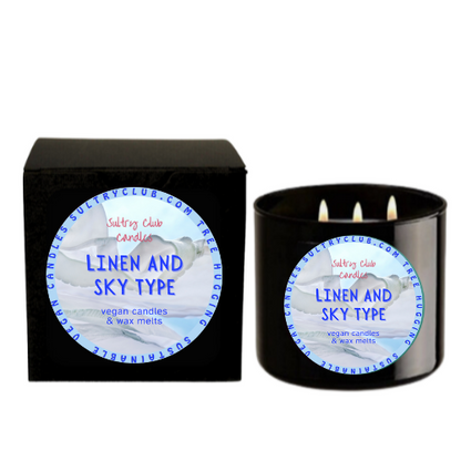 LINEN AND SKY DUPE Candle by Sultry Club