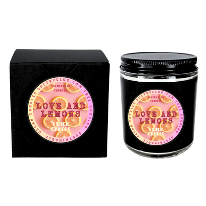 LOVE AND LEMONS Vegan Candle